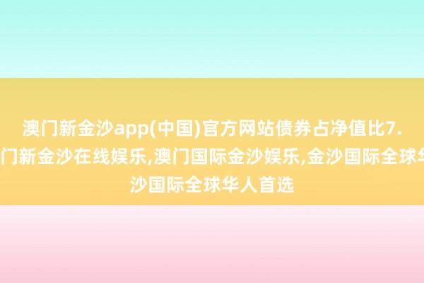 澳门新金沙app(中国)官方网站债券占净值比7.12%-澳门新金沙在线娱乐,澳门国际金沙娱乐,金沙国际全球华人首选